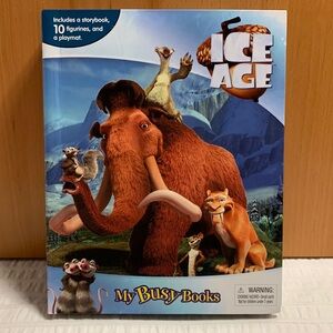 My Busy Books Ice Age - Board Book, 10 Figures, Playmat - New Condition